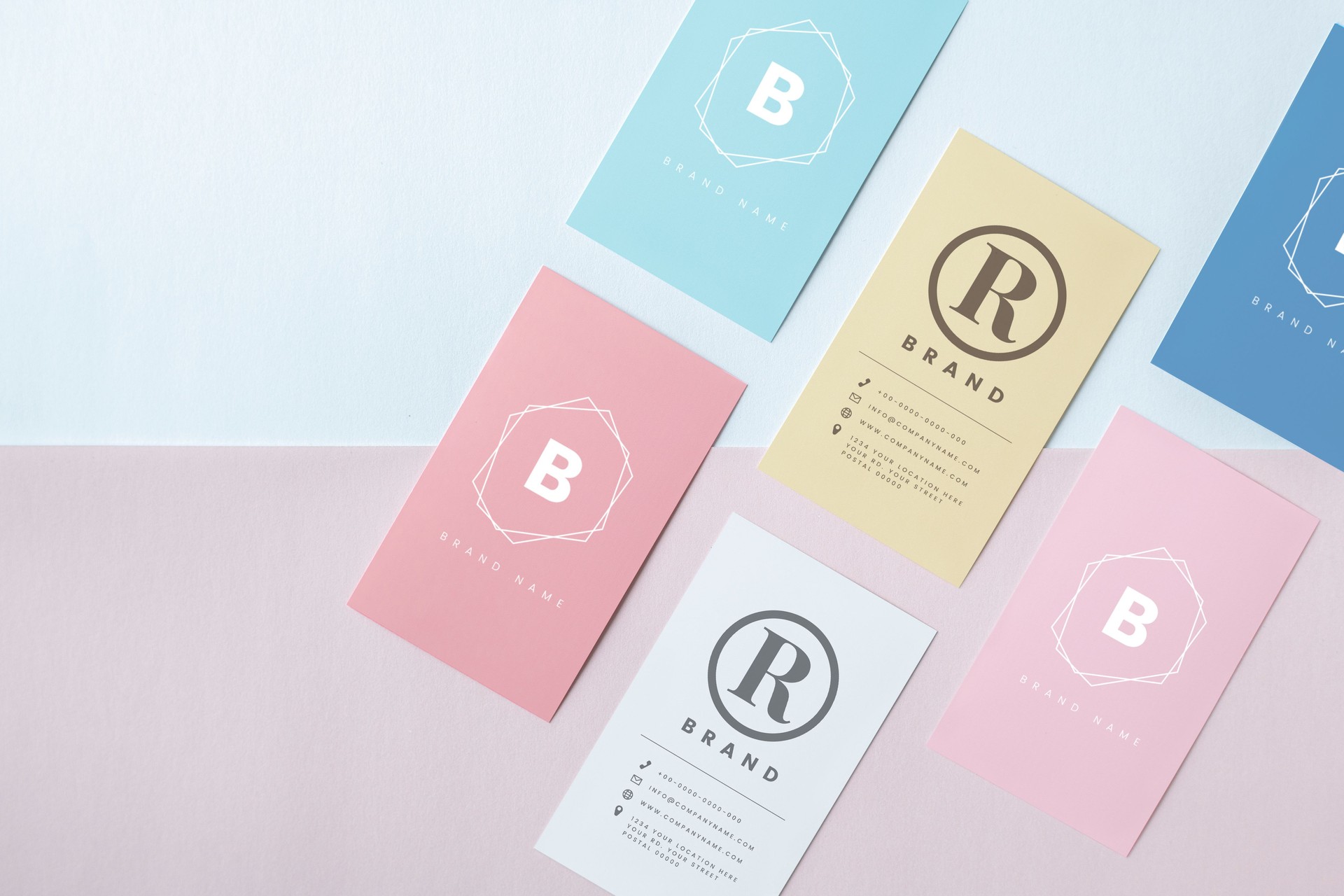 Business card and name card mockup